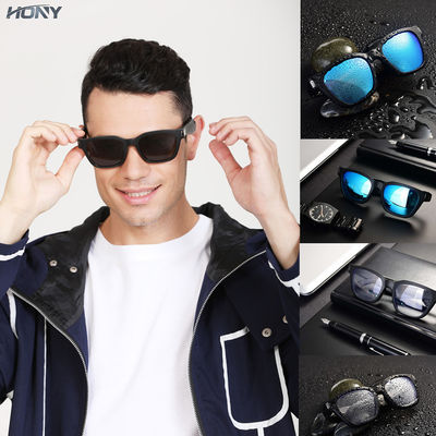 Για τα ακουστικά γυαλιά ηλίου πλαισίων  με τον ανοικτό Μαύρο Alto M/L ακουστικών αυτιών με τη συνδετικότητα Bluetooth